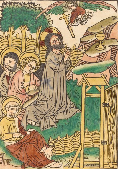 Christus op de Olijfberg door Unbekannt