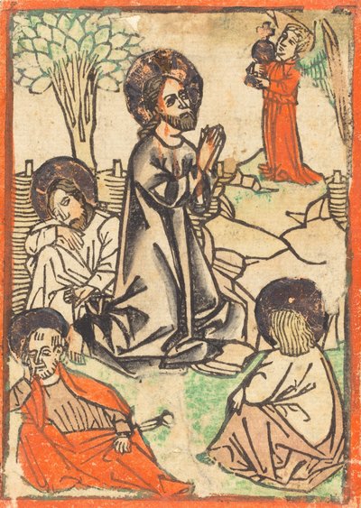 Christus op de Olijfberg door Unbekannt