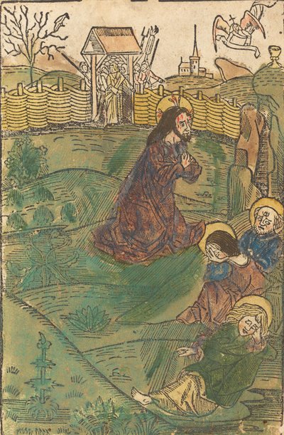 Christus op de Olijfberg door Unbekannt