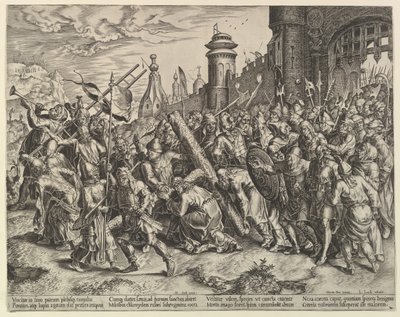 Christus op Weg naar Golgotha, ca. 1560 door Unbekannt