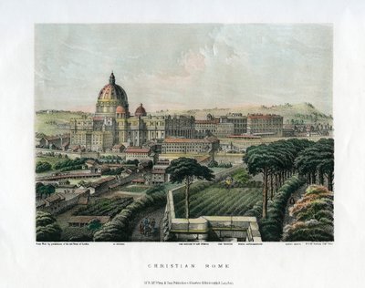Christelijk Rome, Italië, c1865 door Unbekannt