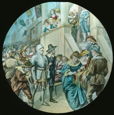 Christian en Faithful passeren door Vanity Fair, c1910 door Unbekannt
