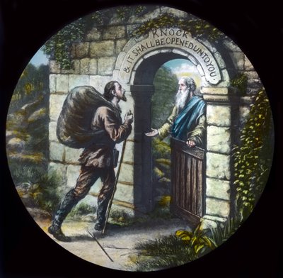 Christen bij de poort, ca. 1910 door Unbekannt