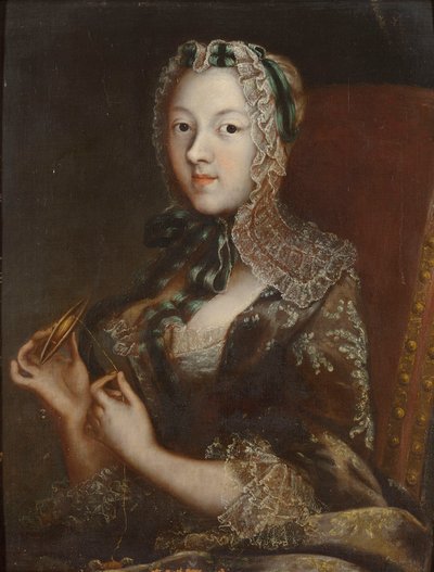 Christine Henriette van Hessen-Rotenburg 1717-1778, Prinses van Carignan, 18e eeuw door Unbekannt