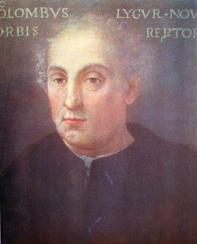 Christoffel Columbus, Genuees navigator en ontdekkingsreiziger door Unbekannt