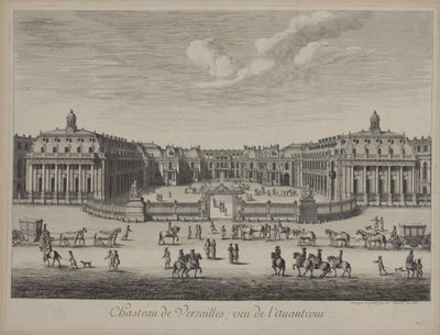 Kasteel van Versailles in 1682, 1682 door Unbekannt