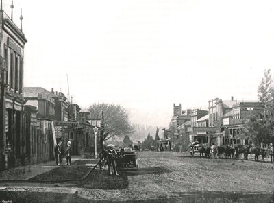 Church Street, Maritzburg, Zuid-Afrika, 1895 door Unbekannt