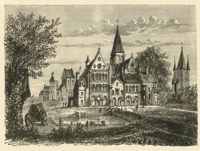 Kerk en Toren van de Tempel, Parijs, 1890 door Unbekannt