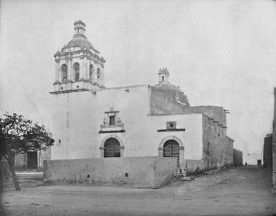 Kerk van Guadaloupe, Chihuahua, Mexico, ca. 1897 door Unbekannt