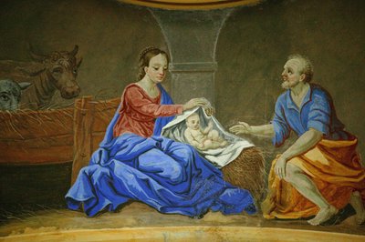 Kerk van Saint-Nicolas de Veroce. Geboorte Saint Nicolas de Veroce Frankrijk door Unbekannt