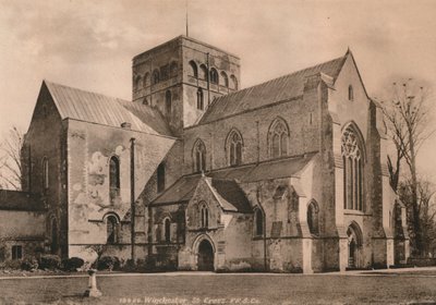 Kerk van het Hospitaal van St. Cross, Winchester, Hampshire, begin 20e eeuw door Unbekannt