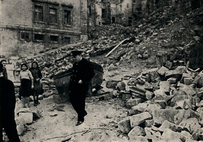 Churchill bezoekt het gehavende Malta, 1943, 1945 door Unbekannt