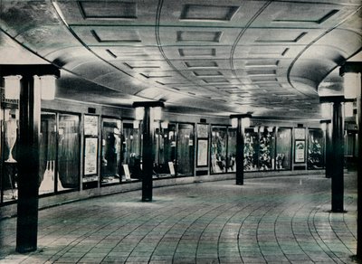Circulatiegebied van Piccadilly Circus Station, 1929 door Unbekannt