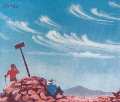 Cirrus - Een Dozijn van de Belangrijkste Wolkenvormen in de Lucht, 1935 door Unbekannt