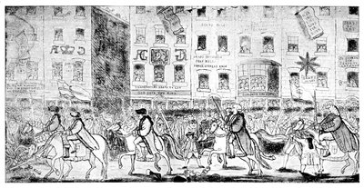 Stadsruiters of Processie naar St. Pauls, 1789 door Unbekannt