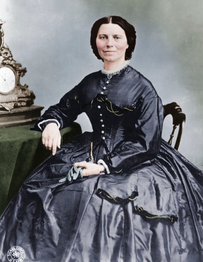 Clara Barton 1821-1912, oprichter van de Amerikaanse tak van het Rode Kruis door Unbekannt