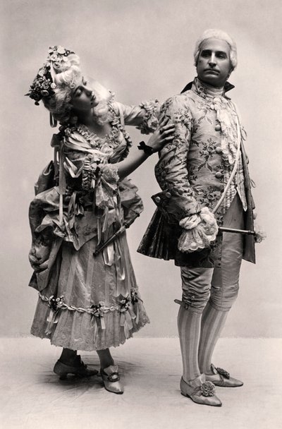 Clara Dow en Henry Lytton in Iolanthe, 1907 door Unbekannt