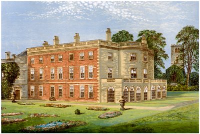 Clifton Hall, Nottinghamshire, huis van Baronet Clifton, ca. 1880 door Unbekannt