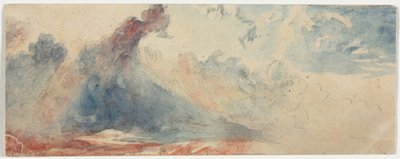 Wolkstudie, 1800s door Unbekannt