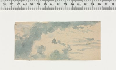 Wolkstudie, 1800s door Unbekannt