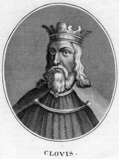Clovis, koning van de Franken door Unbekannt