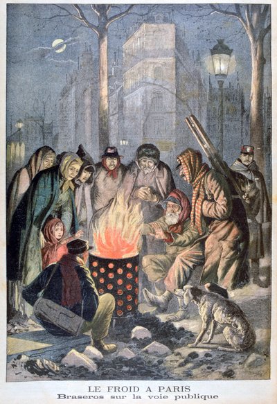 Koud Parijs, 1902 door Unbekannt