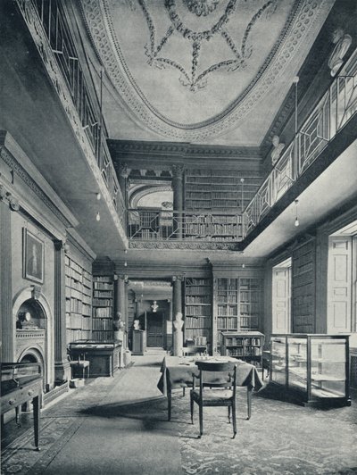 College Bibliotheek: Het Centrale Deel, 1926 door Unbekannt
