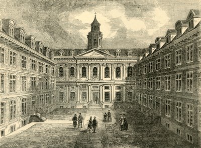 College of Physicians, Warwick Lane. Interieur van de binnenplaats, c1872 door Unbekannt