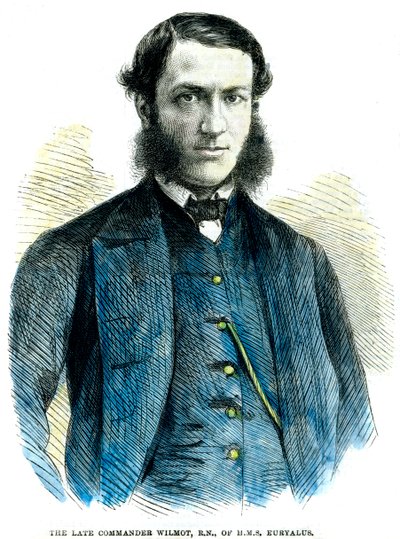 Commandant Wilmot, van HMS Euryalus door Unbekannt