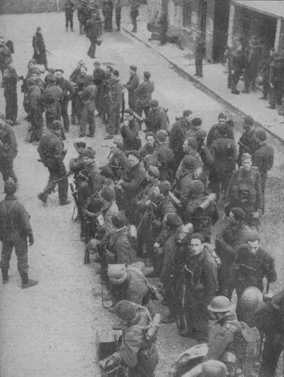 Commando Raiders die de Kanaalverdedigingen bij Boulogne doorbraken, 1942 door Unbekannt
