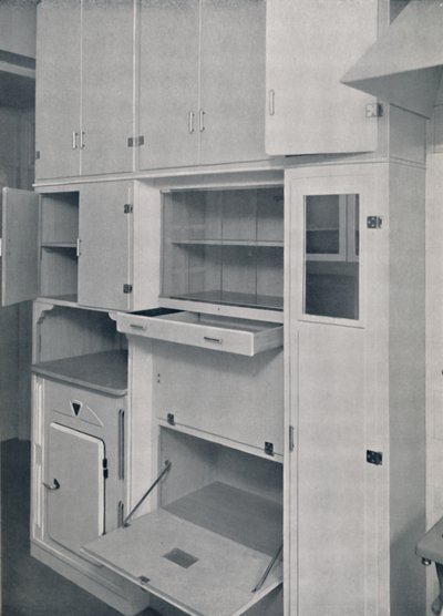 Compactom huishoudelijke kastunits, 1936 door Unbekannt
