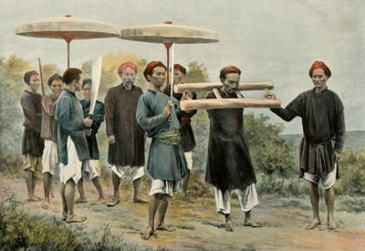 Condamne Condamne Marchant Au Supplice, De veroordeelde lopend in straf, 1900 door Unbekannt