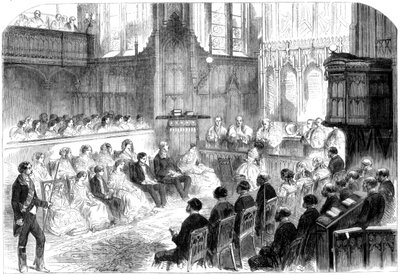 Bevestiging van de prinses koninklijk, Windsor Castle, 1856 door Unbekannt