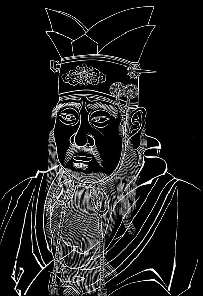 Confucius 551-479 v.Chr., Chinese filosoof door Unbekannt
