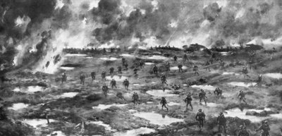 Verovering van de Wytschaete-Messines Ridge, België, Eerste Wereldoorlog, 7 juni 1917 door Unbekannt