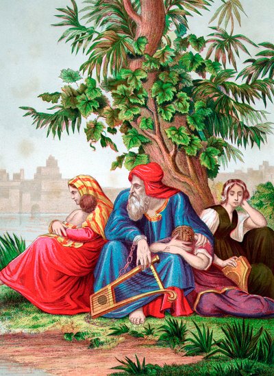 Standvastigheid van de Joden in ballingschap in Babylon, 6e eeuw v.Chr. door Unbekannt