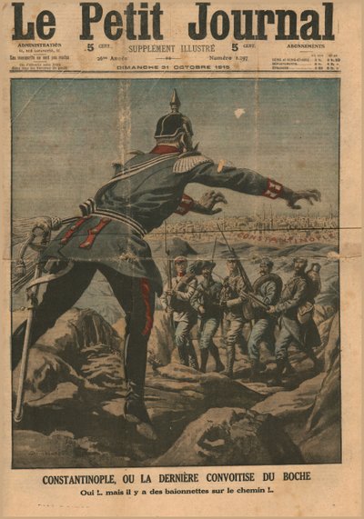 Constantinopel, of de laatste hebzucht van de Hunnen, 1915 door Unbekannt