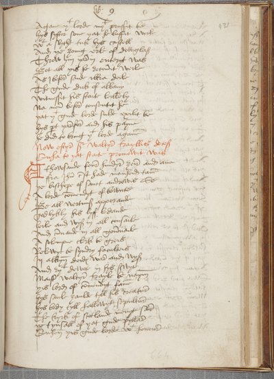 Kopie van de Kroniek van Andrew of Wyntoun, Fol 431 recto, ca. 1550 door Unbekannt