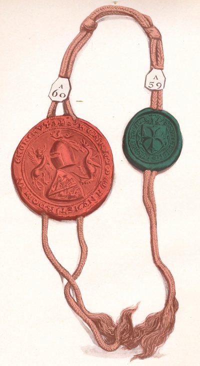 Cord V. Henry, Graaf van Lancaster en Leicester & William le Latimer, Heer van Corby door Unbekannt