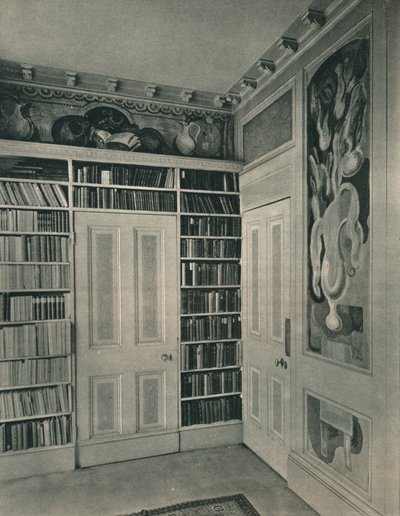 Hoek van de tekenkamer van mevrouw St. John Hutchinson, Regents Park. Panelen door Duncan Grant door Unbekannt