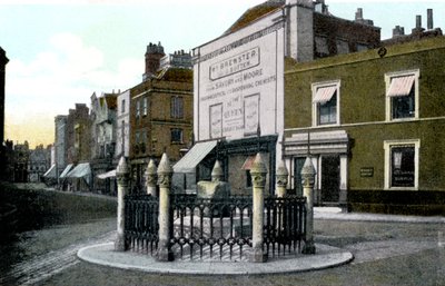Kroningssteen, Kingston upon Thames, Londen door Unbekannt
