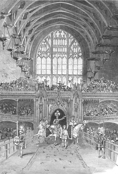 Kroning van George IV in Westminster Hall, 1897 door Unbekannt