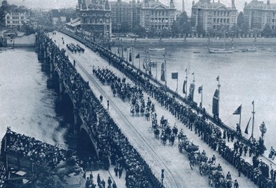 Kroning van koning George V en koningin Mary, Londen, 1911 door Unbekannt