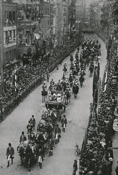 Kroning van Koning George V en Koningin Mary, Londen, 1911 door Unbekannt