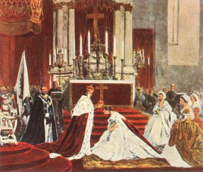 Kroning van Wilhelm I in Koningsberg, 18 oktober 1861 door Unbekannt