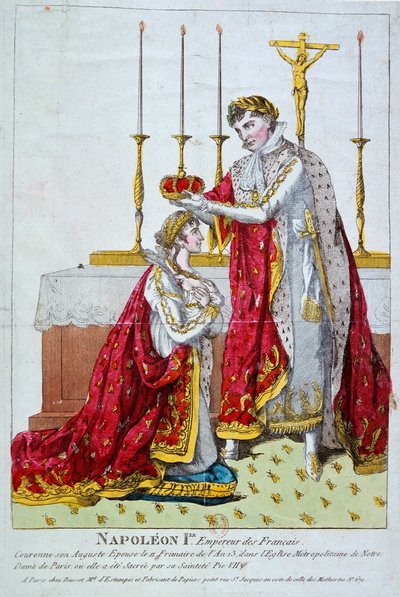 Kroning van keizerin Josephine, 2 december 1804, 19e eeuw door Unbekannt