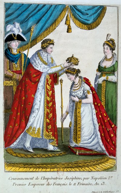 Kroning van keizerin Joséphine, 2 december 1804, 19e eeuw door Unbekannt