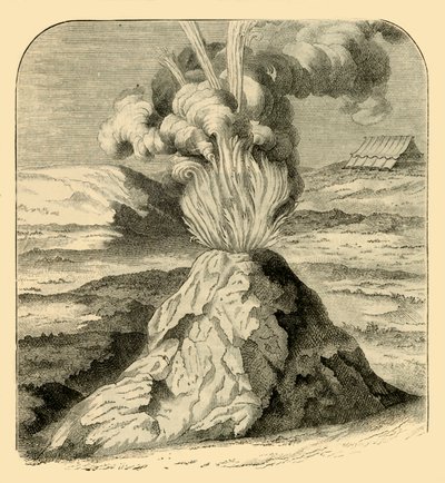 Uitbarsting van Cotopaxi in 1743 door Unbekannt