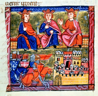 Raad van Acre en het beleg van Damascus, 1147-1148, eind 12e eeuw door Unbekannt