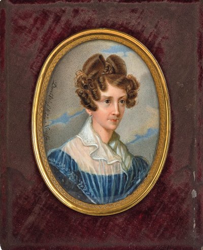 Gravin Emilie Troubetzkoy, geboren Prinses zu Sayn Wittgenstein 1801-1869, 1828 door Unbekannt